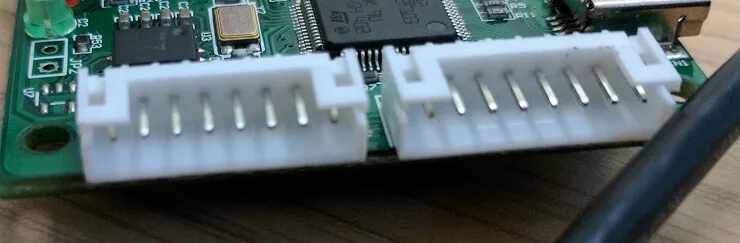 jst connector on PCB